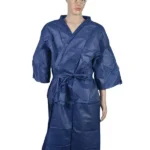 Disposable Non Woven Spa Kimono - Navy (Pack of 15 Pcs)