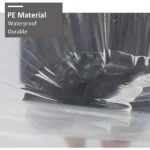 Disposable Plastic Salon Cutting Cape - White (Pack of 50 Pcs) - Image 3