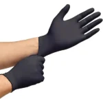 Vinyl Disposable Gloves - Size L, Blue/White (Pack of 100 Pcs) - Image 3