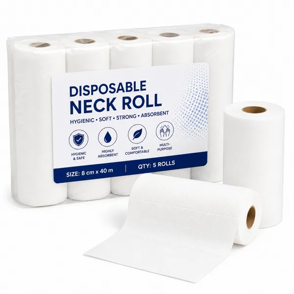 Neck Roll Disposable Neck Roll for Hair Salons (Pack of 5 Pcs) - Image 1