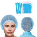 Non Woven Disposable Bouffant Cap - Blue (Pack of 100 Pcs) - Image 7