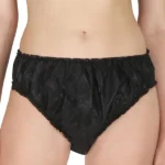 Disposable Female Brief (Spunless), Size M - White (Pack of 10 Pcs)