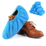 Non Woven Disposable Shoe Cover - Blue (Pack of 100 Pcs) - Image 2