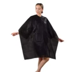 Non Woven Disposable Cutting Cape Sheet - Black (Pack of 40 Pcs) - Image 3