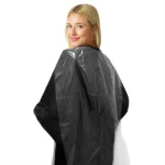 Disposable Plastic Backward Bib - Clear (Pack of 100 Pcs)
