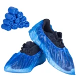 Plastic Disposable Shoe Cover - Blue (Pack of 100 Pcs)