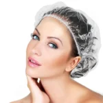 Disposable Plastic Shower Cap - White (Pack of 100 Pcs)