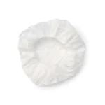 Disposable Plastic Shower Cap - White (Pack of 100 Pcs) - Image 2