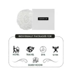 Disposable Plastic Shower Cap - White (Pack of 100 Pcs) - Image 5