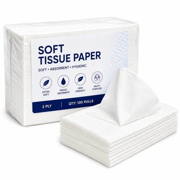 Soft Tissue Paper Soft Tissue Paper for Salons and Spas (Pack of 100 Pcs) - Image 1