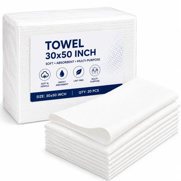 Towel 30x50 Non Woven Disposable Towel 30x50 Inch (Pack of 10 Pcs) - Image 1