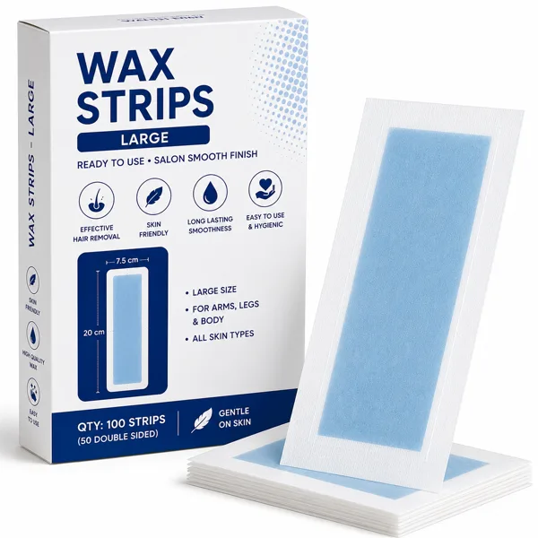 Wax Strips Large Disposable Wax Strips - Large (1 Bunch = 12 Pkts) - Image 1